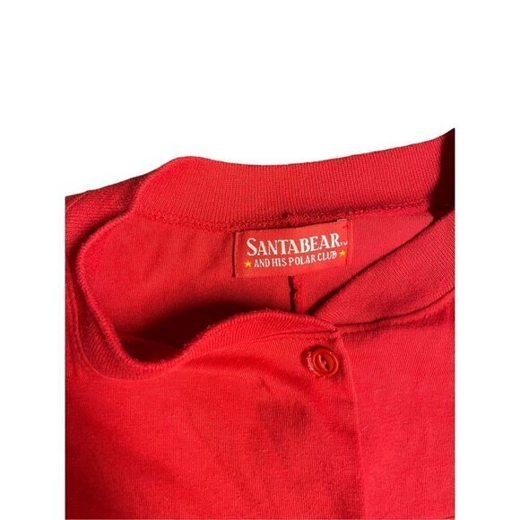 Santa Bear Vintage 80s Christmas / Winter onesie - fits unisex large - Picture 3 of 3